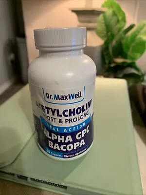 Dr. Maxwell Acetylcholine Alpha GPC Choline 600mg + Bacopa • $20.99