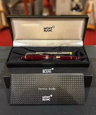 Mont Blanc MEISTERSTÜCK Le Grand Marker (13439) Bordeaux Near Mint Condition • $449.95