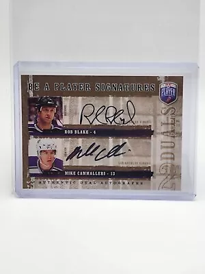 2006-07 Be A Player Rob Blake/Mike Cammalleri Duals Signatures D-BC • $8