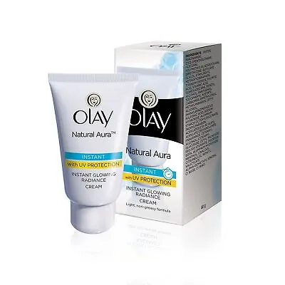 2X Olay Natural White Instant Glowing Fairness Cream With UV Protection 40 Gram • $27.10