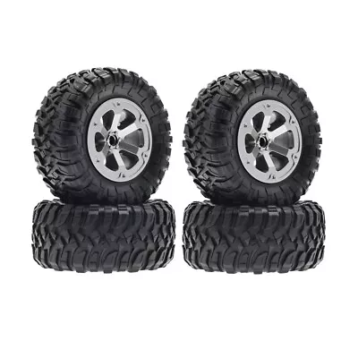 4Pcs 1/16 Track Upgrade Wheels Tires For WPL B-1 B14 C24 Military Truck RC Car E • $12.45