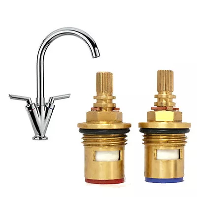 Replacement Ceramic Tap Valves Cartridges For Paini / Magnet NEPTUNE Kitchen Tap • £24.97