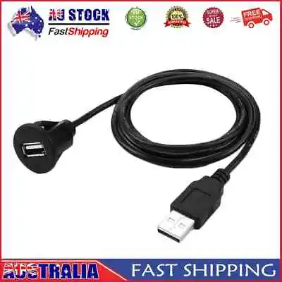 $9.37 • Buy AU Car Dash Flush Mount USB Male To Female Socket Panel Extension Cable Universa