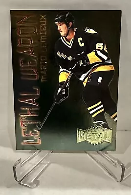 1996-97 Fleer Metal Universe #11 MARIO LEMIEUX Lethal Weapon NEAR MINT - MINT • $15