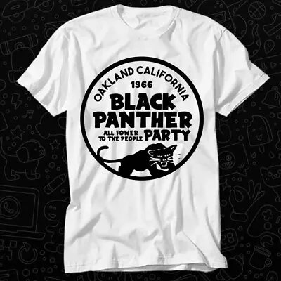 Black Panther Party Cotton Malcolm X Hip Hop T Shirt 409 • £6.35
