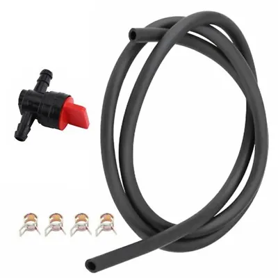 Fuel Line Engine Fuel Pipe Hose Lawnmower Parts Replacement Shut-off Tap • £5.57