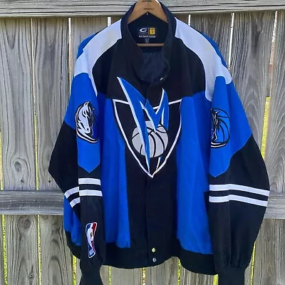 G III Sports NBA Dallas Mavericks Jacket Big Man Size 6XL Embroidered Blue Black • $42.95