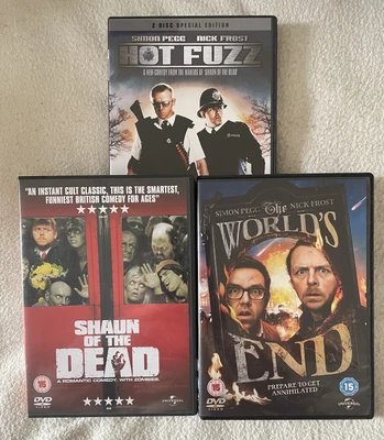 £1.99 • Buy Simon Pegg DVDs (Shaun Of The Dead, Hot Fuzz, The World’s End)