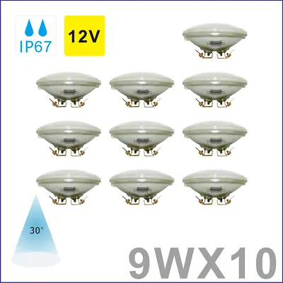 LED Lighting Bulb 12V Par36 9W(EQ To 50W Halogen Lamp) Waterproof Warm White • $23.20