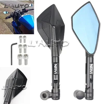 Black Motorcycle Rear View Mirror Anti-dazzling For HONDA NAVI 110 2016 -2023 • $32.29