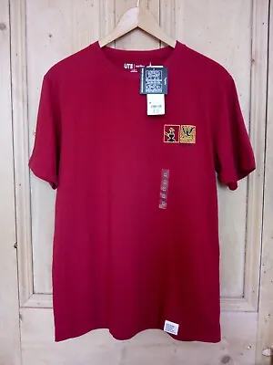Uniqlo X Keith Haring BNWT First Major Exhibition 1982 Red T-Shirt Size Medium • £29.99