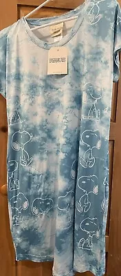 Munki Munki Peanuts Snoopy Pattern Nightgown Size XS. Very Very Soft • $9.99