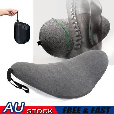 $25.89 • Buy Memory Foam Lumbar Back Support Cushion Pillow Waist Home Office Chair Pregnant
