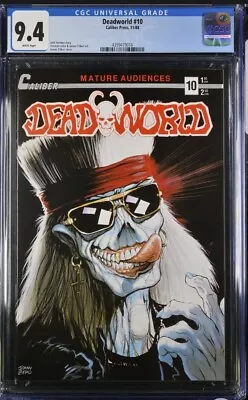 Deadworld #10 Cgc 9.4 Nm 1st Crow Ad Back Cover James O'barr Cover 1988 Caliber • £160.85