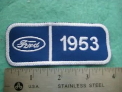 Ford 1953 Dealer Service Parts Uniform Hat Patch   • $9.99