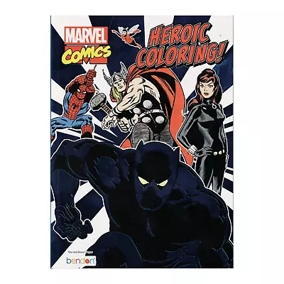 Marvel Comics Heroic Coloring Book For Adults - 80 Pages • $8