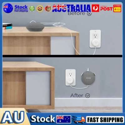 $9.88 • Buy Wall Mount Holder For Google Home Mini Audio Voice Assistant Hanger (White) AU