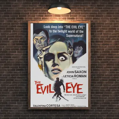 The Evil Eye Movie Poster - Vintage Horror Cult Classic Collectible Art Print • $238