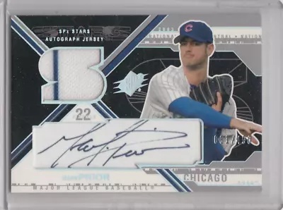 2003 SPx Stars Autograph Jersey MARK PRIOR Auto /490 Cubs • $10.99