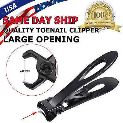 Stainless Professional Extra Large Toe Nail Clippers For Thick Nails Heavy Duty • $5.79