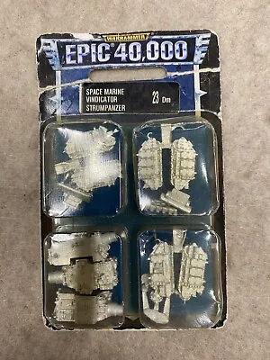 EPIC 40K SPACE MARINE VINDICATOR Blister Armageddon Titanicus 1997 • $29