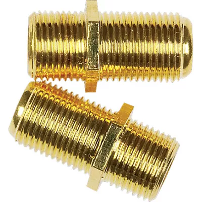 RCA In-Line Coaxial F Connector (Pair) • $4.99