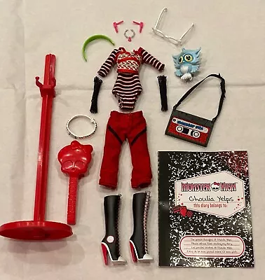 Outfit_Monster High Doll 1st Wave G1 Creeproduction_Ghoulia Yelps_Clothes Shoes • $64.95