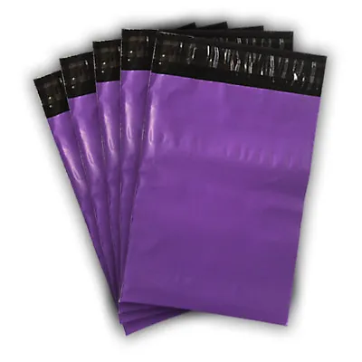 £2.99 • Buy Mailing Bags - Small Medium Large Violet Plastic Postage Mailing Sacks Postal