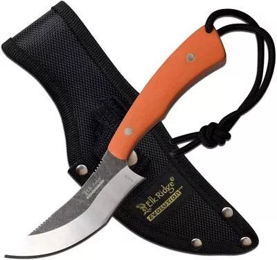 Elk Ridge Evolution Persian Fine Edge Fixed Blade Knife W Sheath #ere-fix012-or • $69