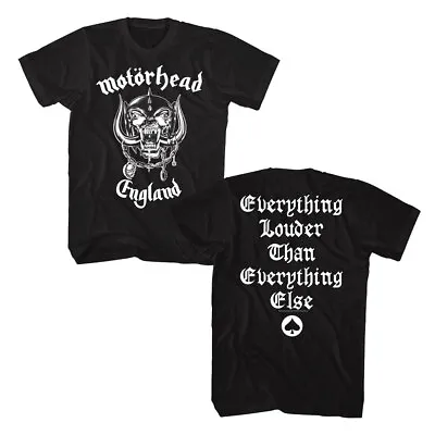 Motorhead Everything Louder Than Everything Else Men's T-Shirt War-Pig Heavy Met • $32.99