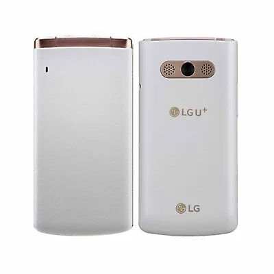 LG Smart Folder X100 Cellular Mobile Phone White Flip Button Unlocked Touch 16GB • $74.59