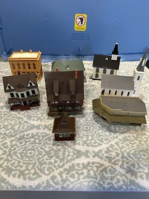 Lot Of Ho O Scale Not Sure? Mixed Lot Buildings Church Ect • $21