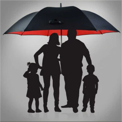 $40.99 • Buy 30 Inch Extra Oversize Large Compact Golf Umbrella Double Canopy Vented Black