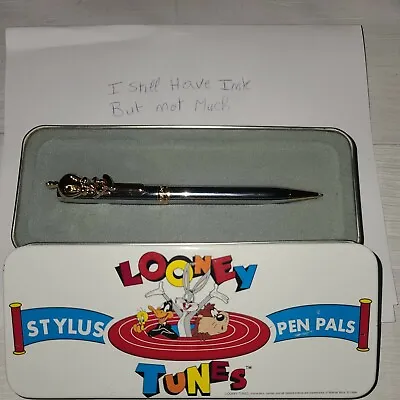 $19.99 • Buy Vintage Looney Tunes Stylus Pen Pals Tweety Bird Chrome/Gold Pen 1994 - NOS