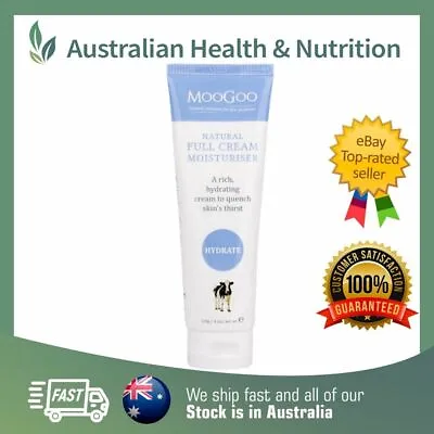 $19.95 • Buy Moogoo Full Cream Moisturiser 120g + Free Same Day Shipping