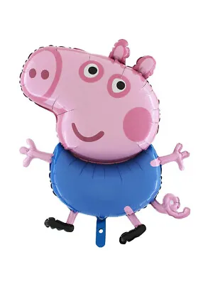 £11.49 • Buy Peppa Pig George Inflated Mini Air Filled Balloon On Stick COMES INFLATED