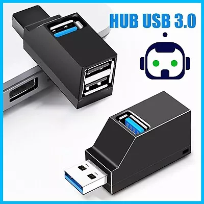 USB 3.0 Hub 3 Ports Mini Splitter High Speed Data Transfer For PC Laptop Macbook • $4.75