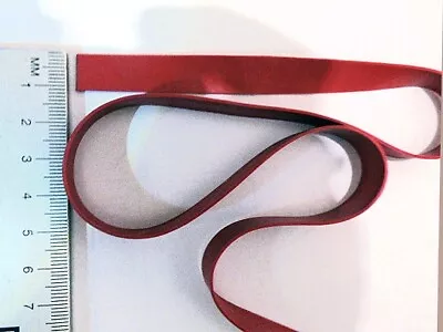 Latex Rubber Strapping / Strip  0.80mm Thick 10mm /3/8Inch Wide Red • £1.40