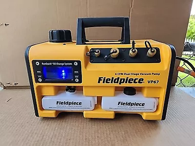 Fieldpiece VP67 6 CFM Dual Stage Vacuum Pump (Mint Condition) • $389