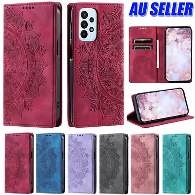 For Samsung Galaxy A04S A05S A13 A14 A21 A53 A34 Case Wallet Flip Leather Cover • $13.69
