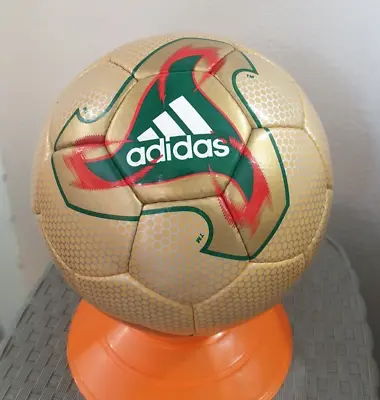 New Adidas Fevernova Gold FIFA World Cup 2002 Official Soccer Ball Size 5 • $45.99