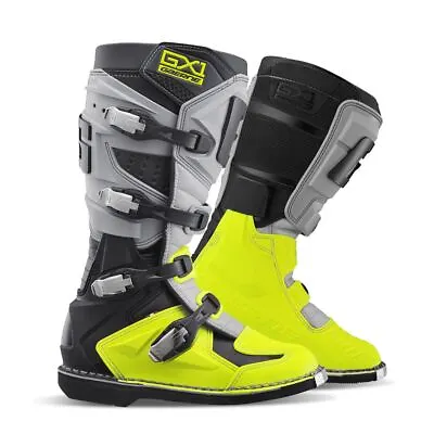 Gaerne GX1 Motocross Boots Yellow Black MX Off Road Enduro Quad ATV • £214.95