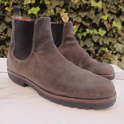 Frye Suede Gray Chelsea Boots Men's Size 8 D • $27