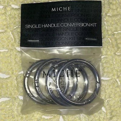 MICHE 1-1/2  Silver Carabiners 4 PCS New In Original Package Item Number 9651 • $15