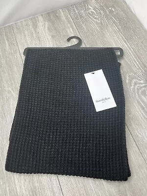 Goodfellow & Co Waffle Knit Scarf Black Solid One Size • $12.95