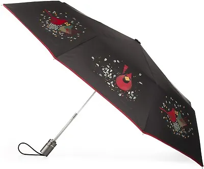 Charles/Charley Harper Totes-Isotoner Pop-up Umbrella Cardinals • $34.95