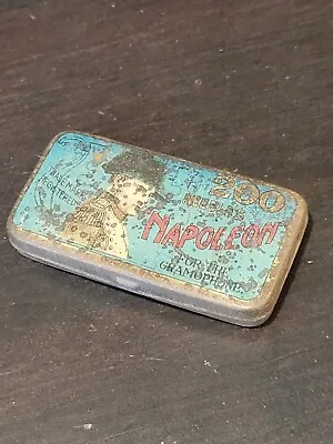 Gramophone Phonograph Needle Tin Nadeldose Napoleon Japanese • $20