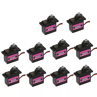 5/10 Pcs MG90S Micro Servo Motor Metal Gear For RC Helicopter Airplane • $25.75