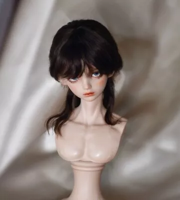 1/3 BJD Doll Wig Mohair 9” 22-23cm Well Made Dark Brown Brand New • $22