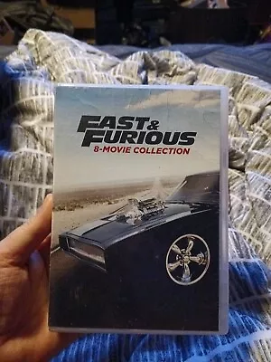 Fast & Furious 8-Movie Collection DVD Vin Diesel Paul Walker ALL 8 FILMS • $11